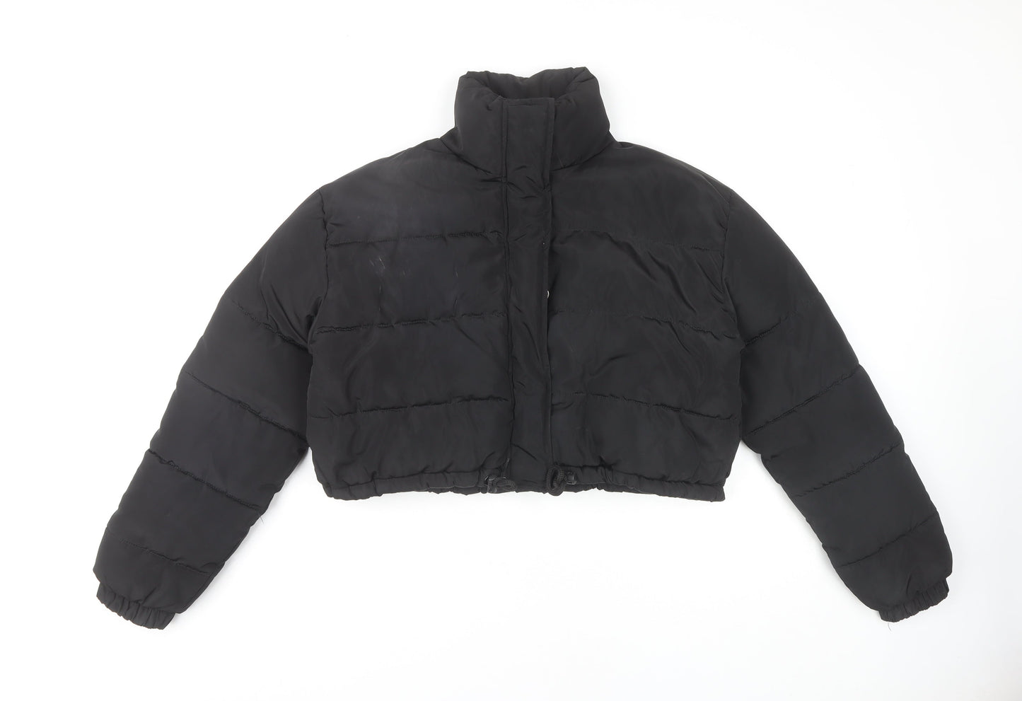 Rising Women's Black Puffer Cropped Jacket S