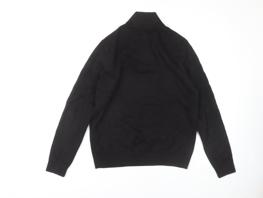 Pringle of Scotland Men's Black Full Zip Jumper M
