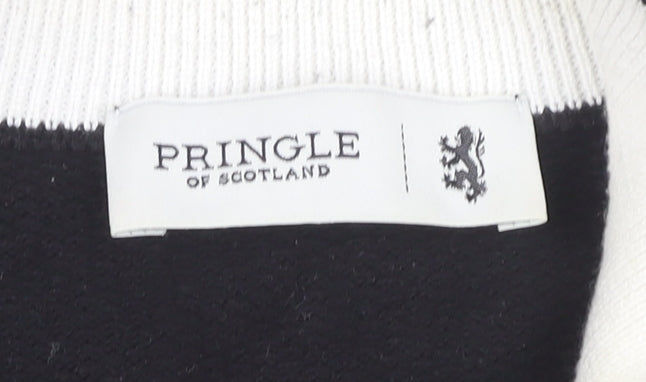 Pringle of Scotland Men's Black Full Zip Jumper M