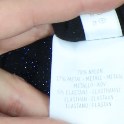 Canda Women's Blue Straight Pencil Skirt, Size 16