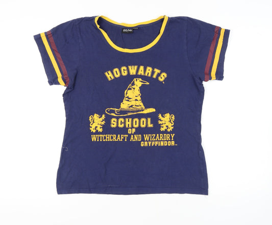 Harry Potter Gryffindor Blue T-Shirt Women’s S