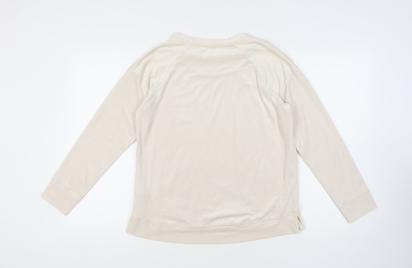 Carole Hochman Women’s Beige Long Sleeve Nightshirt S