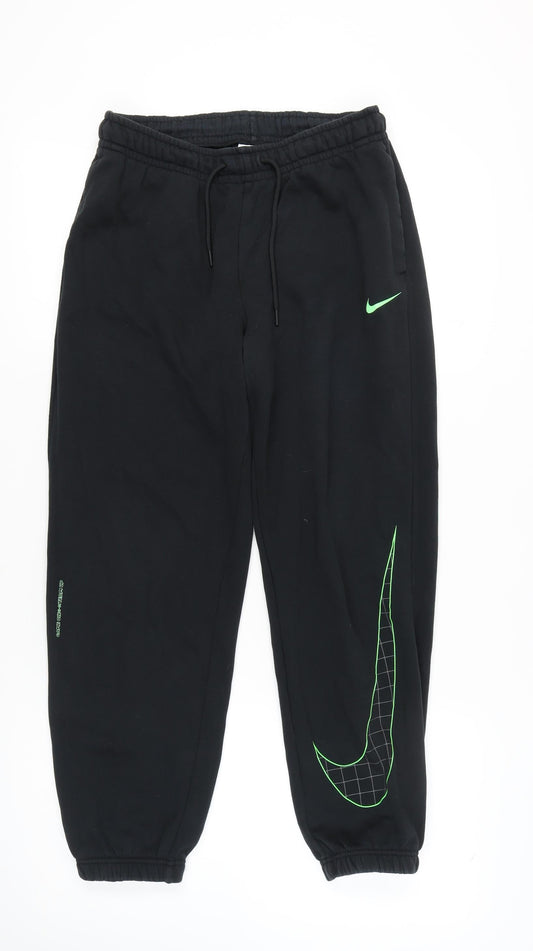 Nike Boys Black Jogger Trousers L - Activewear Sports Pants