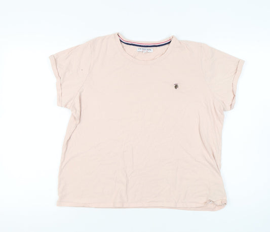 U.S. Polo Assn. Women's Beige XL Basic T-Shirt