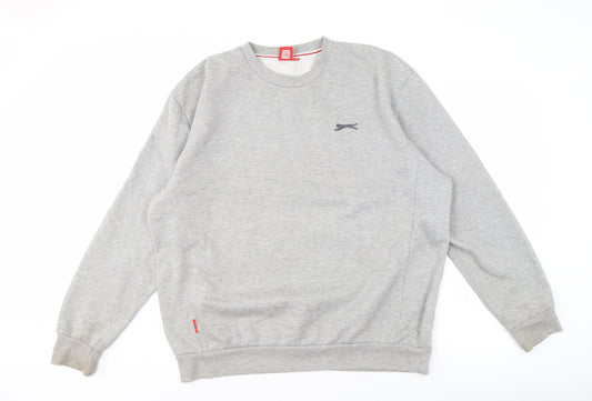 Slazenger Men's Grey Pullover Sweatshirt 2XL
