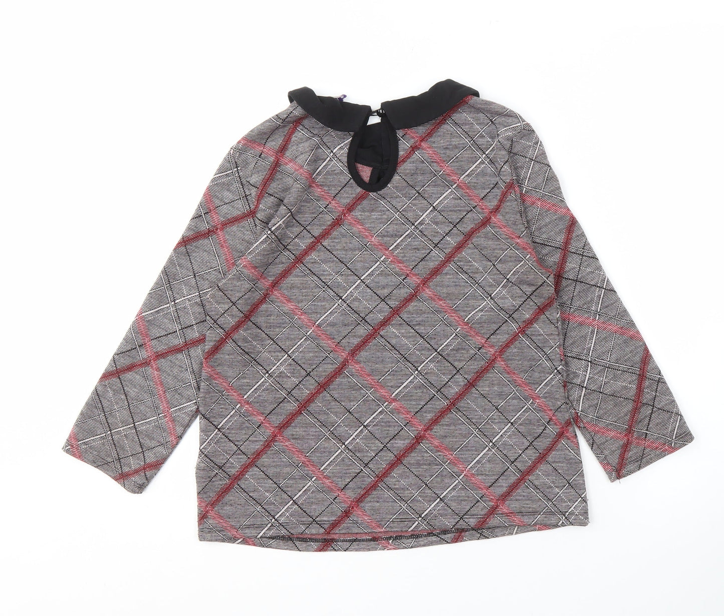 Henry Holland Women's 8 Multicoloured Plaid Blouse