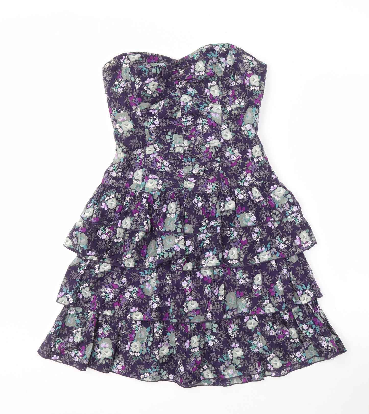 Oasis Women’s Floral Strapless Dress - Size 8