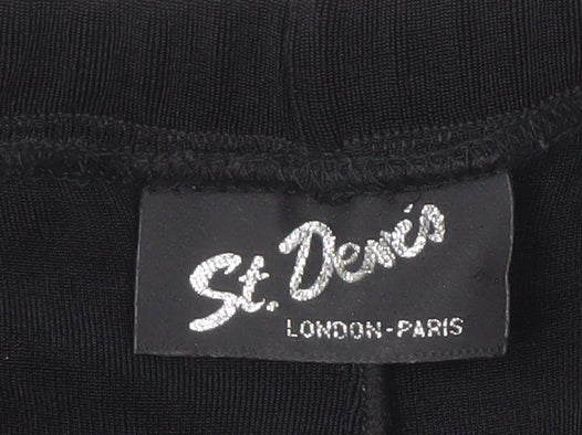 St. Denis Women's Black A-Line Skirt, Size 2XS