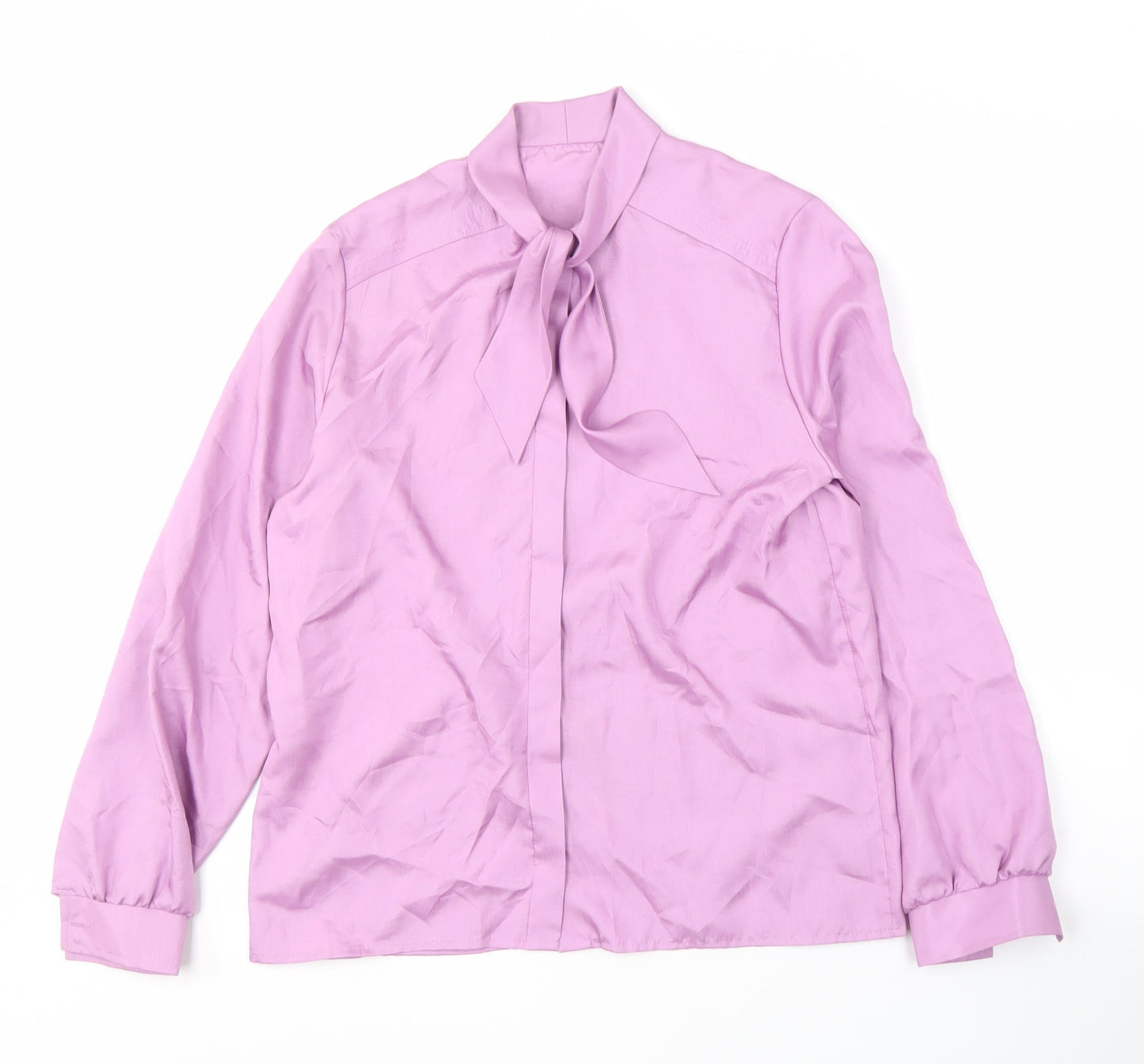 St Michael Women's Purple Blouse Size 12