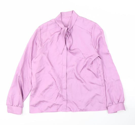 St Michael Women's Purple Blouse Size 12