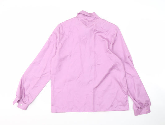 St Michael Women's Purple Blouse Size 12