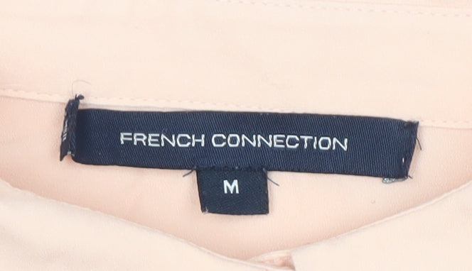French Connection Women's Beige Collared Blouse M