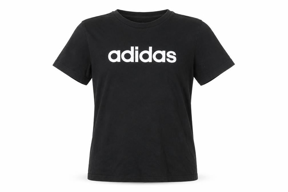 Unisex Adultss UK Size M adidas Black Cotton T-Shirt