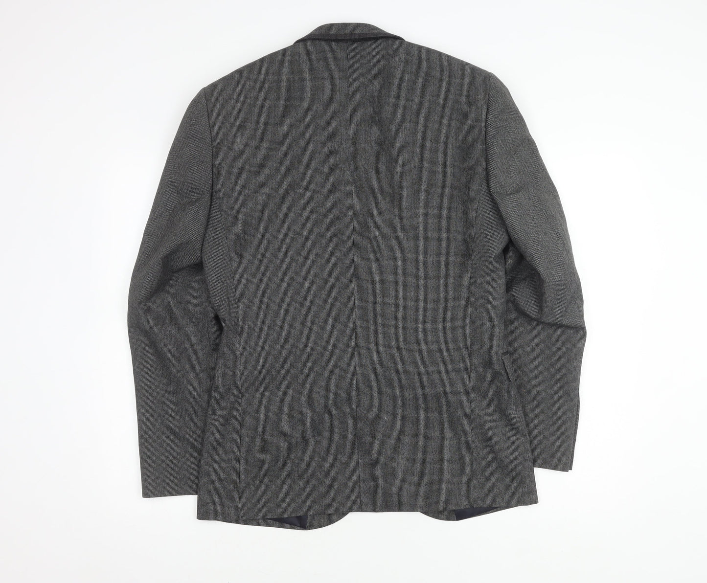 Next Men's Grey Blazer Jacket Size 38R Formal Wear