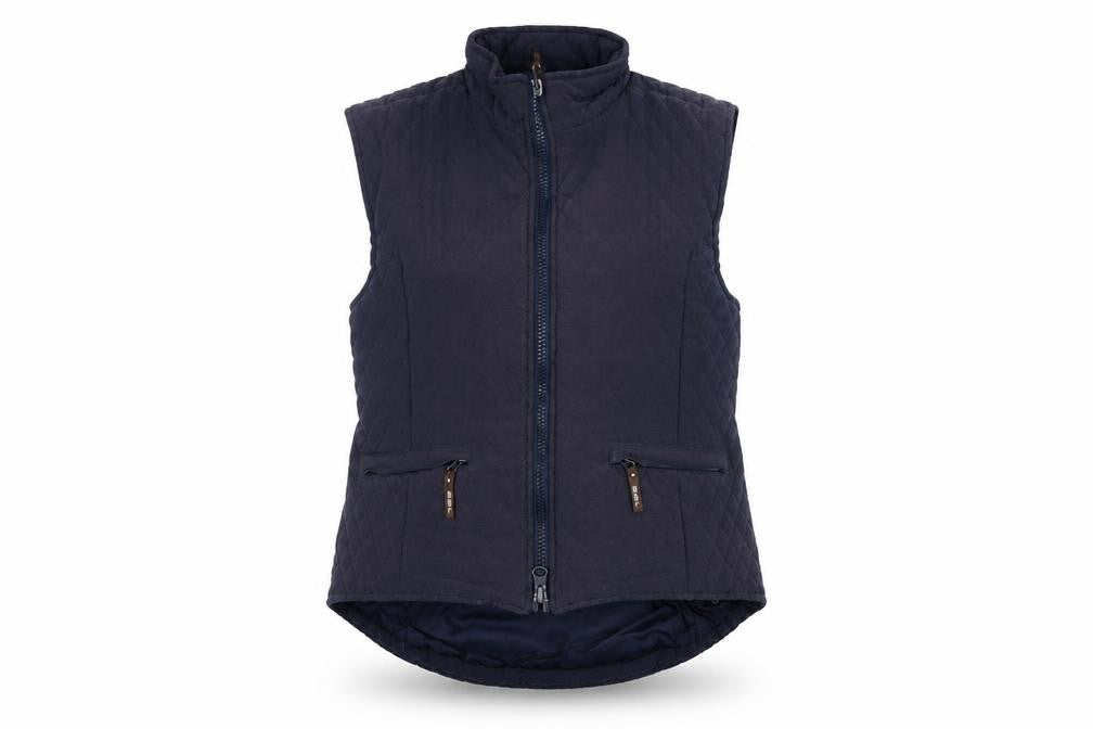 Shire Sports & Leisure Women's Blue Quilted Waistcoat XL