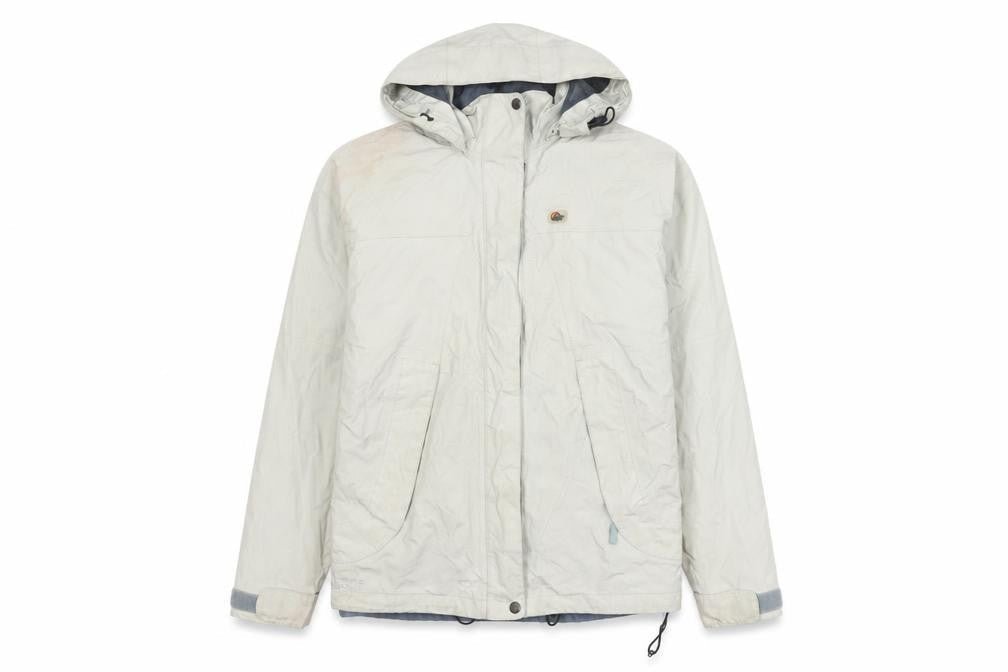 Womens UK Size M Regular Lowe Alpine Ivory Nylon Jacket