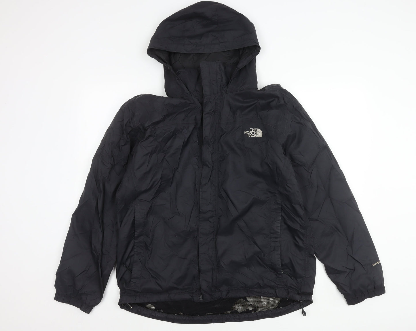 The North Face Unisex Black Hooded Jacket M