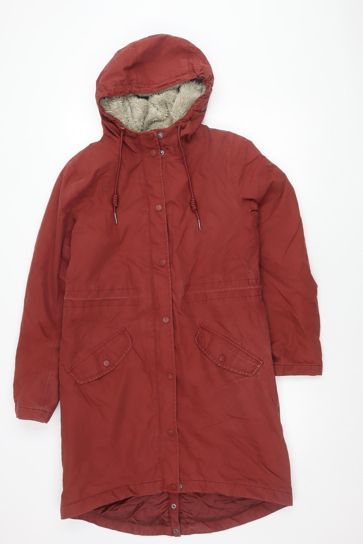 Seasalt Women’s Red Parka Jacket Size 8