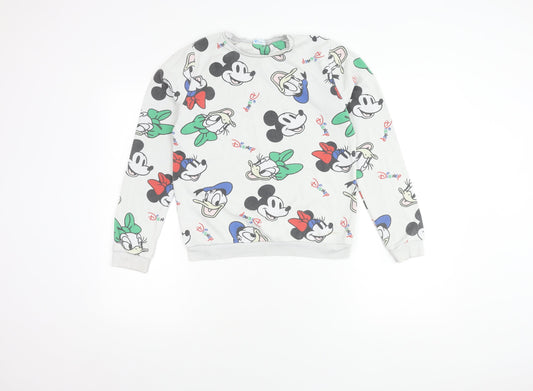 Disney Boys Mickey Pullover Sweatshirt 11-12 Years Multicoloured