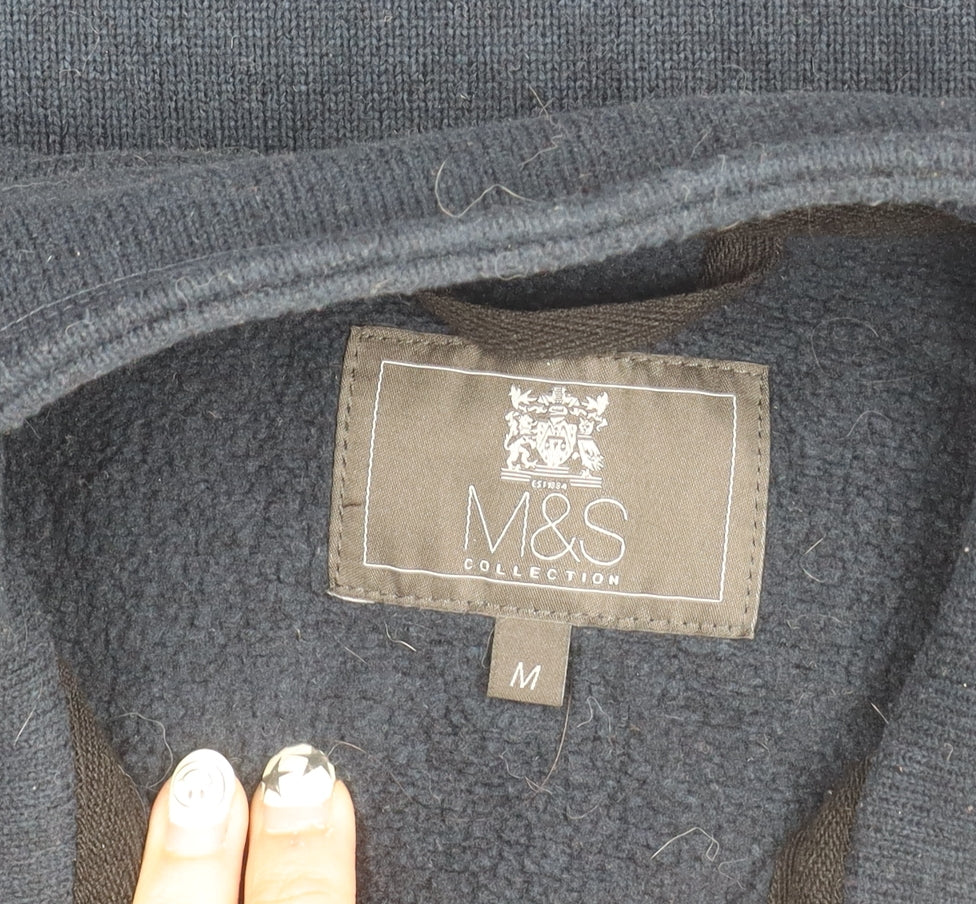 Marks and Spencer Men's Blue Full Zip Jacket M
