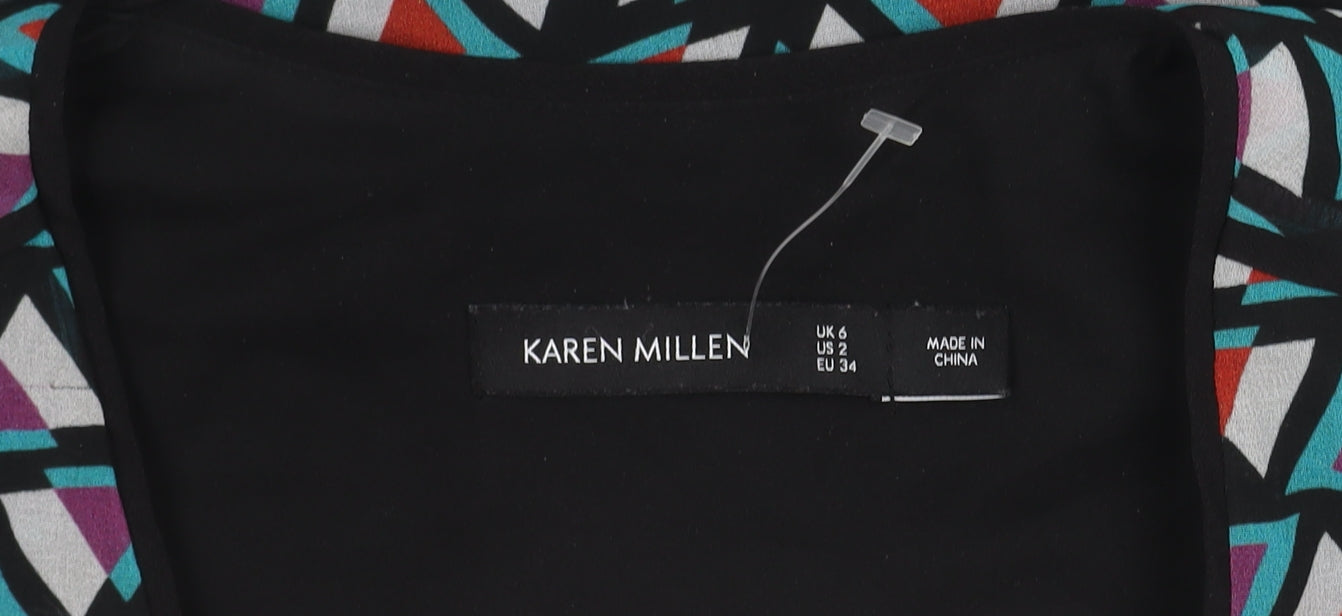 Karen Millen Women's Geometric Midi Dress - Size 6