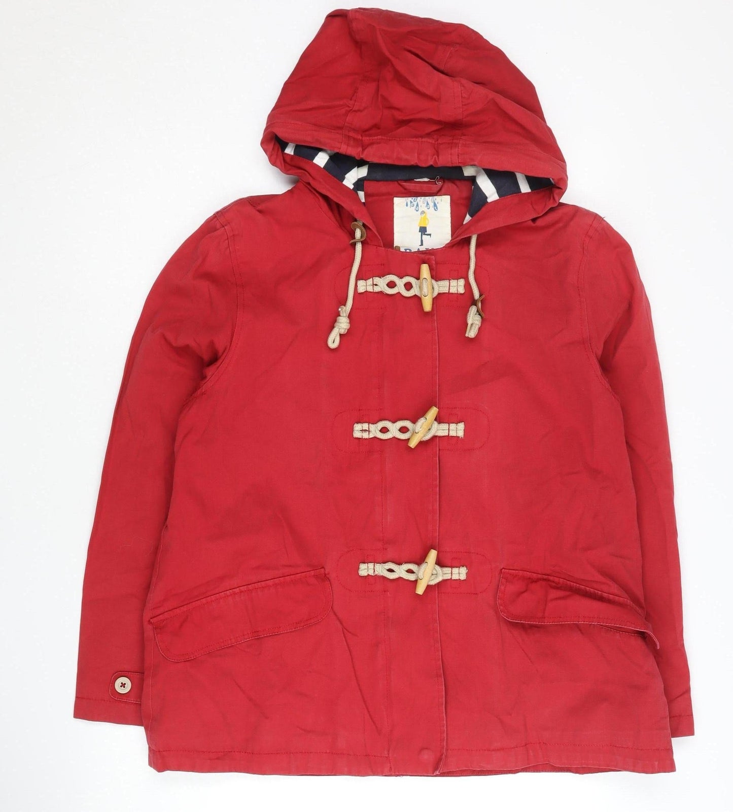 Seasalt Women's Red Hooded Jacket UK Size 14