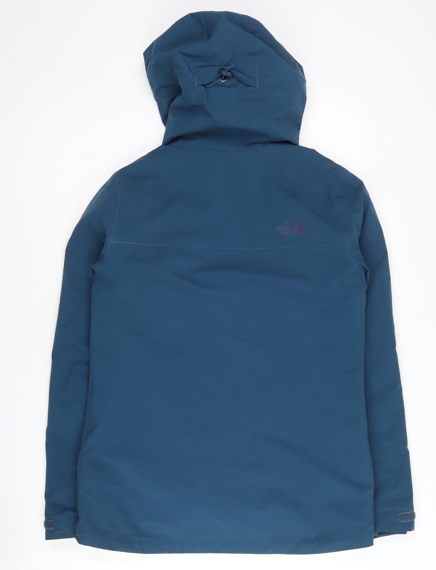 The North Face Women's Blue Hooded Waterproof Jacket M