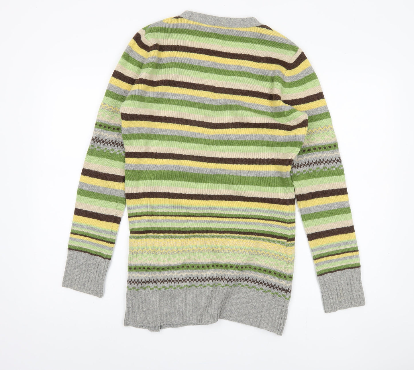 Next Women Multicoloured V-Neck Pullover Jumper Size 12