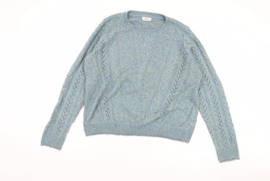 Fat Face Women's Blue Pullover Jumper, Size 12