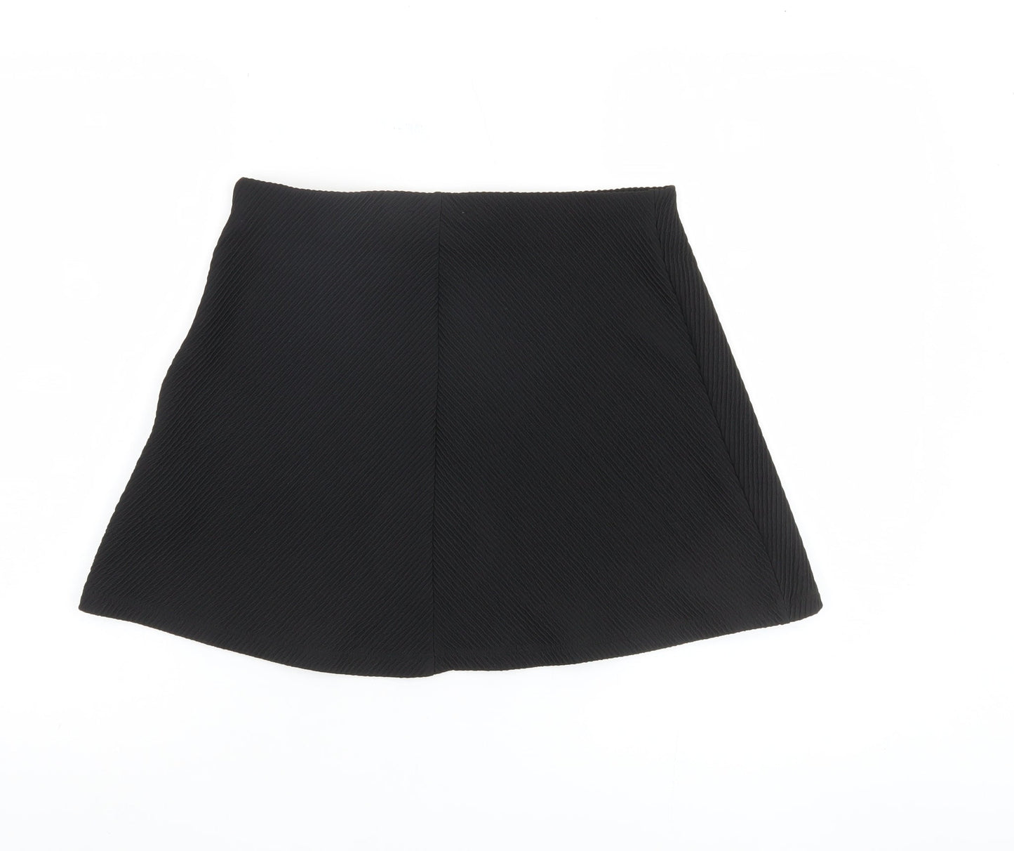 Zara Women's Black Skirt Size 8 Polyester Blend