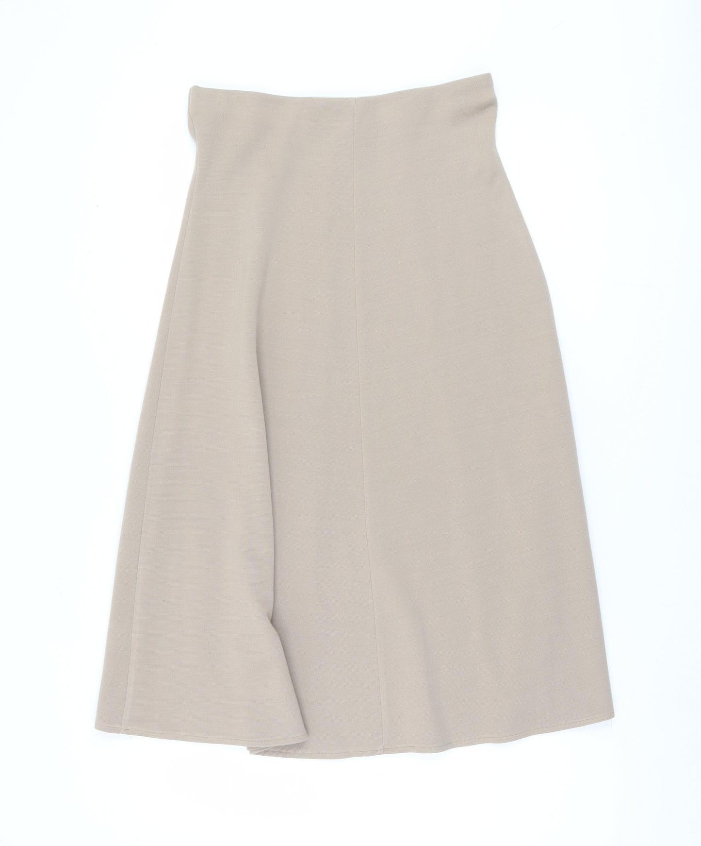 Bonmarché Women Beige Knit Skirt Size 12 Button Accents