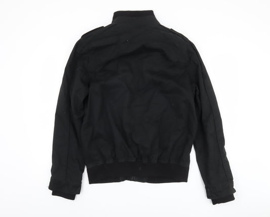 Lee Cooper Men's Black Mid-Length Casual Jacket M