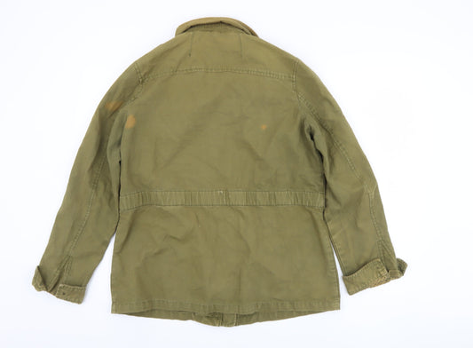 Fat Face Women's Green Military Jacket Size 14