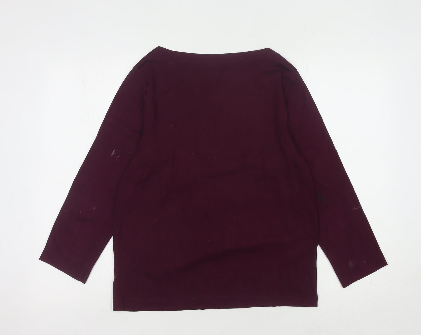 GAP Women's Purple Long Sleeve T-Shirt XL