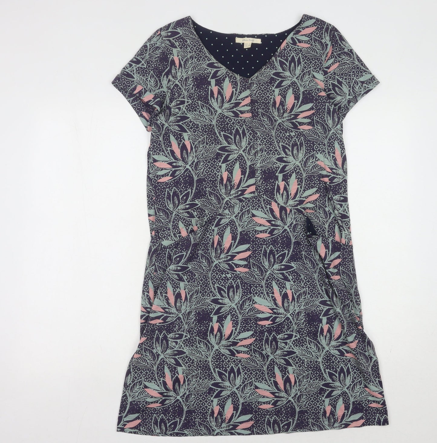 White Stuff Women's Multicolour Floral Dress, Size 10