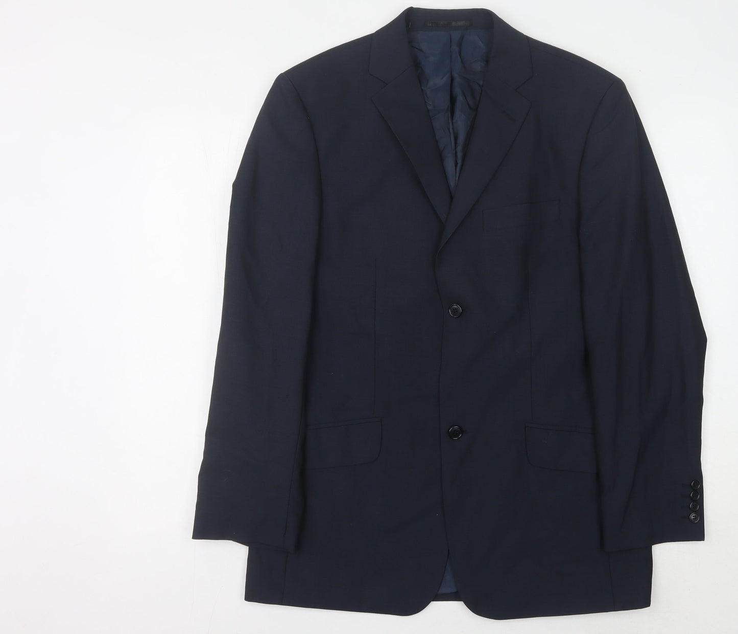 French Connection Men's Blue Blazer, 38, Formal Wool Jacket