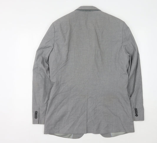 Banana Republic Mens Grey Slim Blazer 40R