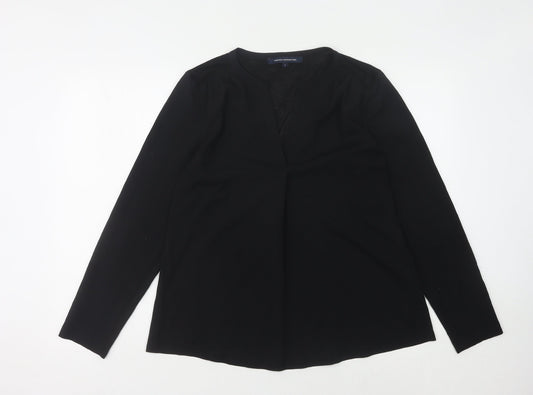 French Connection Women's Black Long Sleeve Top L