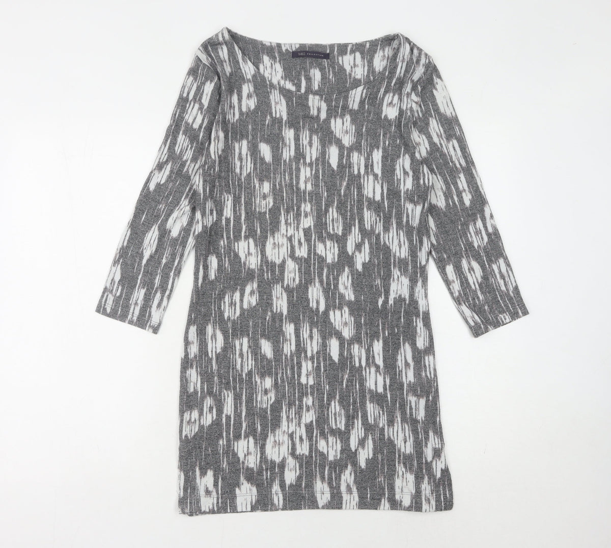 Marks and Spencer Women's Grey Boat Neck Dress