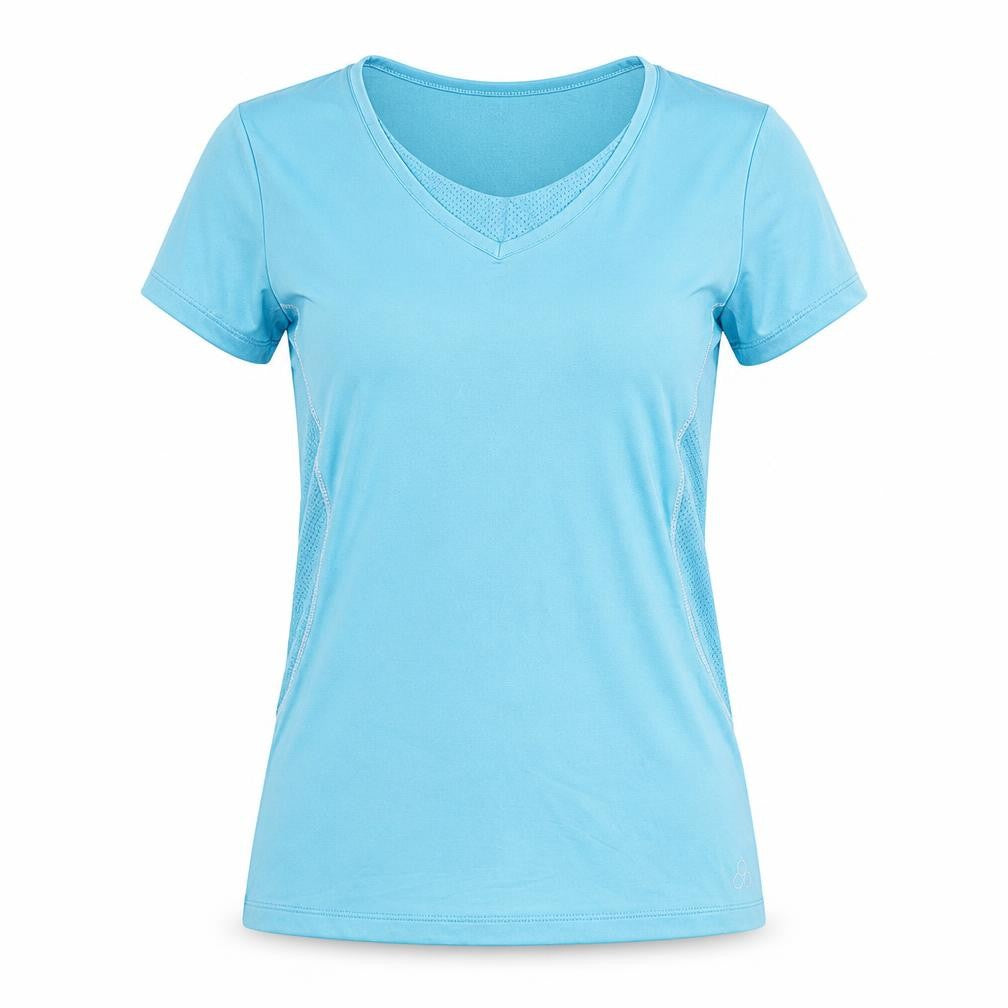 NKD Women's Blue Gym T-Shirt, Size S - Breathable & Comfy
