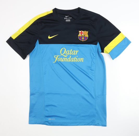 Nike Barcelona 3rd Kit Shirt - Blue, M, Adults, Excellent