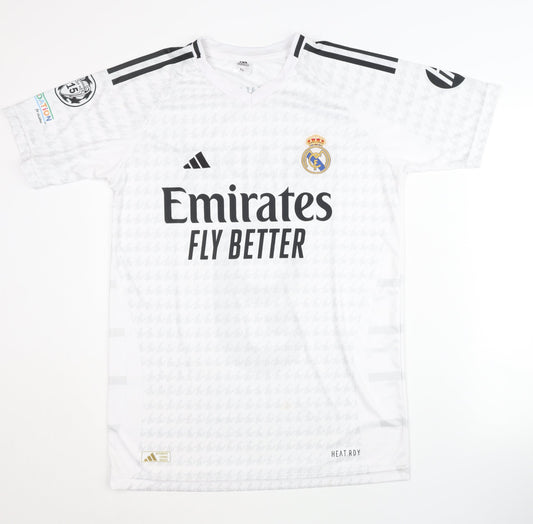 Adidas Real Madrid Home Shirt MBAPPE 9 XL Adults White