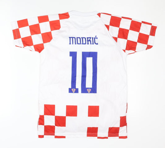 Croatia Modrić Home Shirt 12-13 Years Short Sleeves