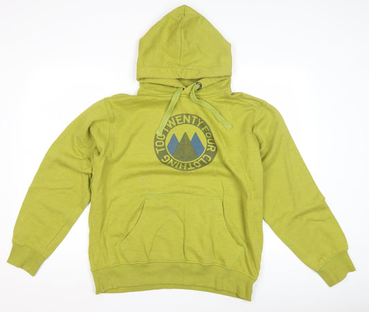 TOG24 Men's Green Pullover Hoodie - Medium