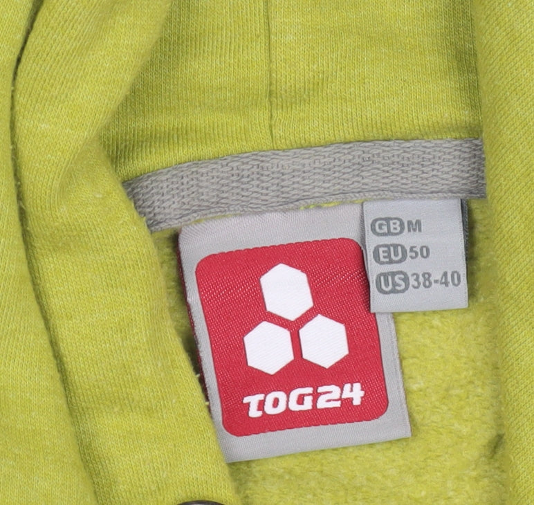 TOG24 Men's Green Pullover Hoodie - Medium