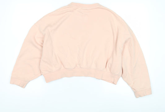 Nike Women's Pink Pullover Sweatshirt, Large, Casual Sportswear