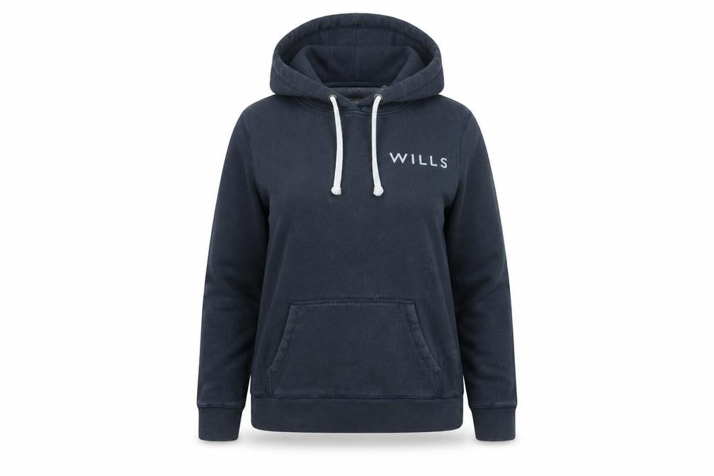 Womens UK 8 Regular Jack Wills Navy Pullover Hoodie