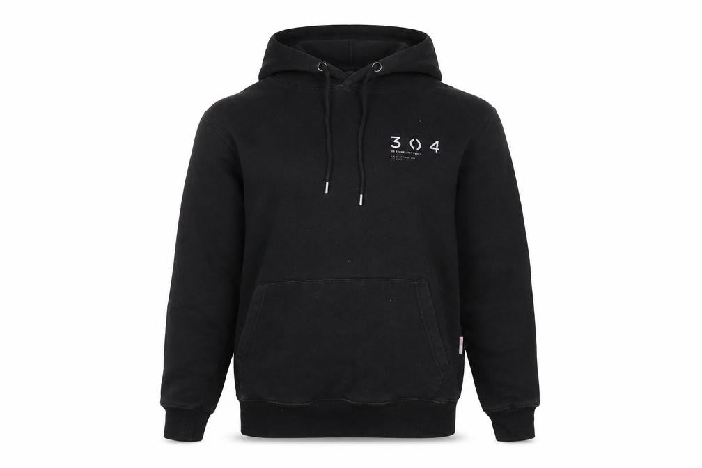 304 Womens Black Hoodie XS Casual Pullover