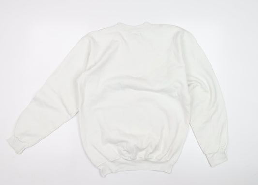 NFL Team Apparel Women White Miami Dolphins Sweatshirt M