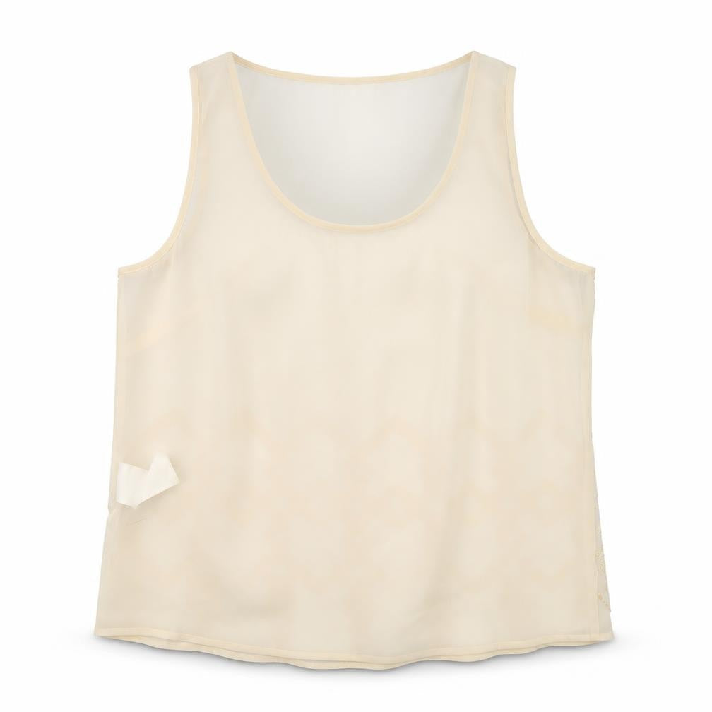 VILA Women's Beige Sleeveless Tank Top L